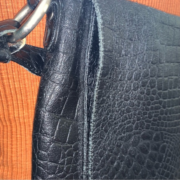 Wilsons Leather Crocodile Print Stamped Crossbody - Picture 8 of 8